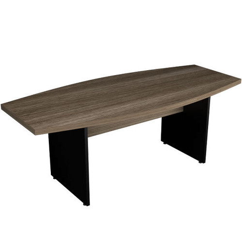 Mesa reunião semi oval